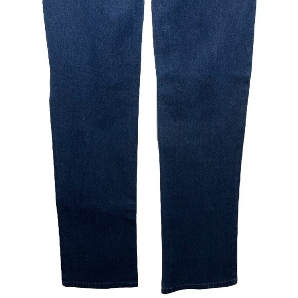 Betabrand Yoga Denim Jeans sz S * Straight Leg Dark Indigo Wash 4 Pocket Comfy - Picture 6 of 7